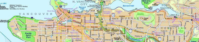 Vancouver Transit Map
